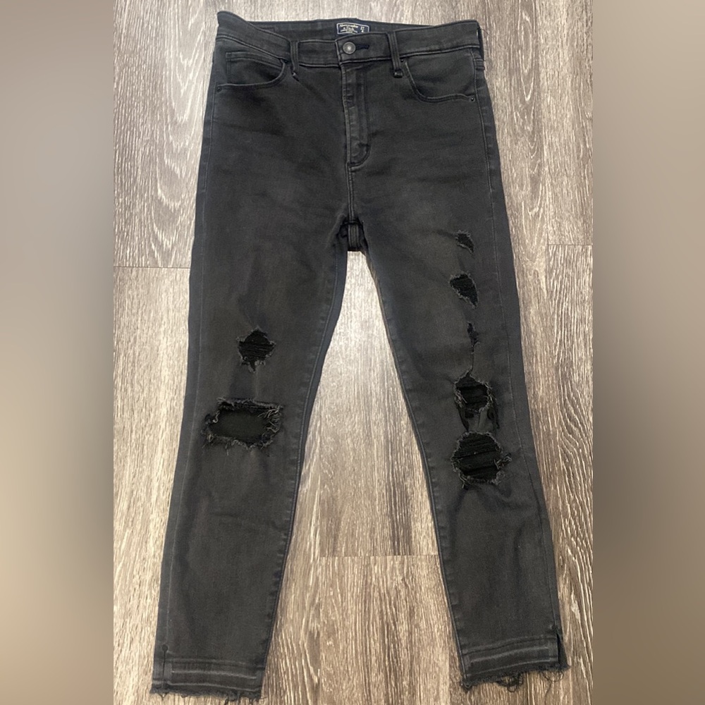 Abercrombie & Fitch super high rise jeans